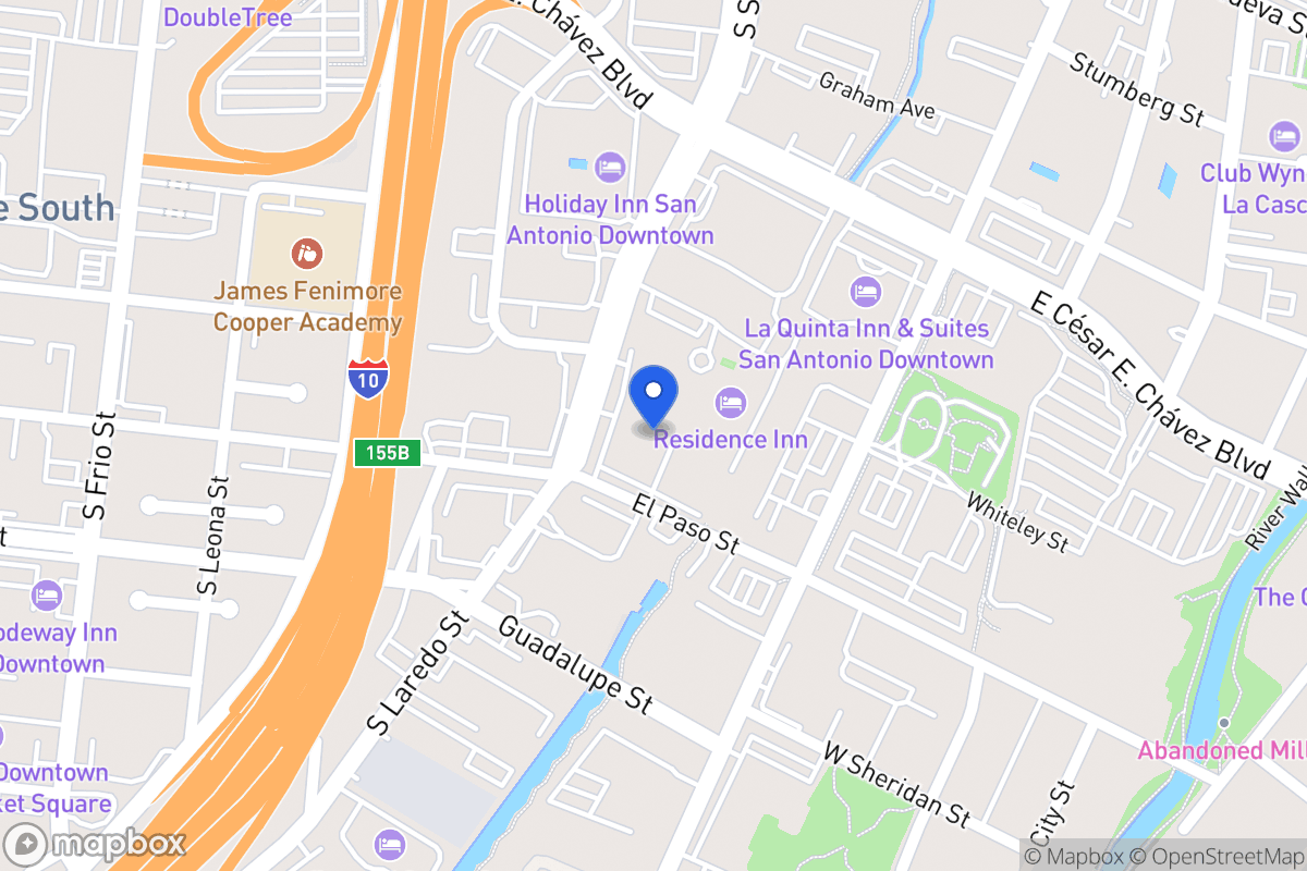 Map of 714 S Santa Rosa Ave