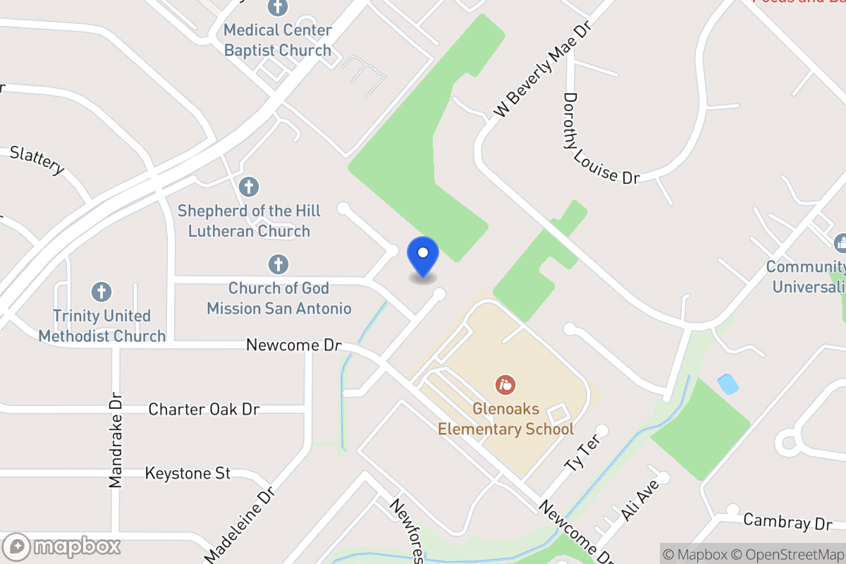 Map of 6819  King Louis Dr