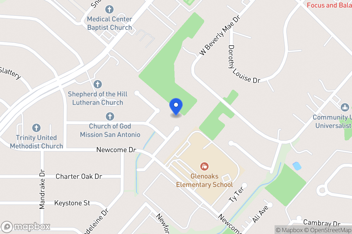 Map of 6823  King Louis Dr
