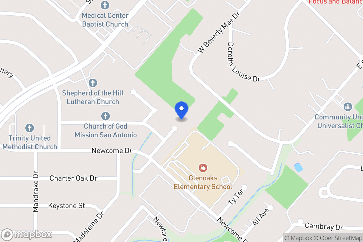 Map of 6826  King Louis Dr