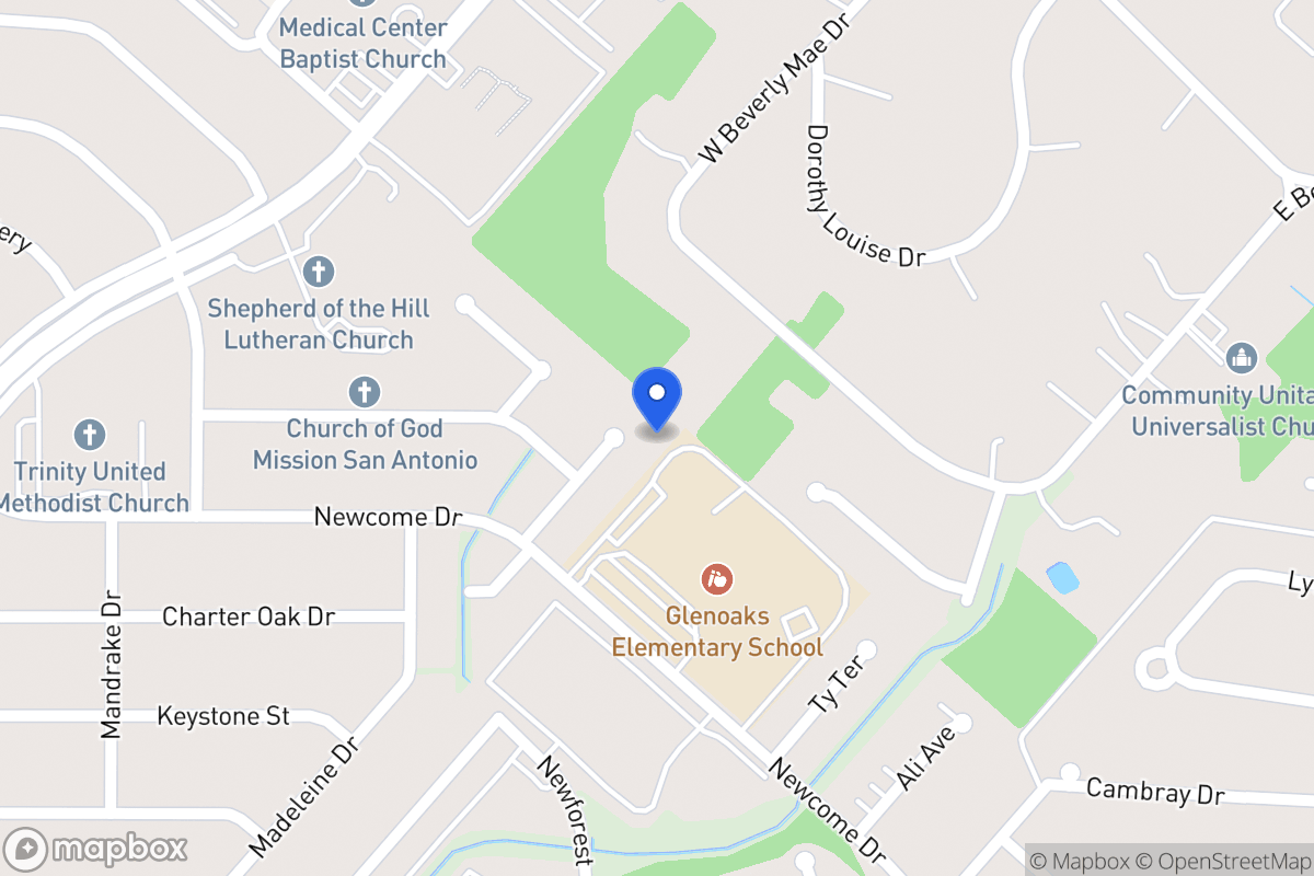 Map of 6822  King Louis Dr