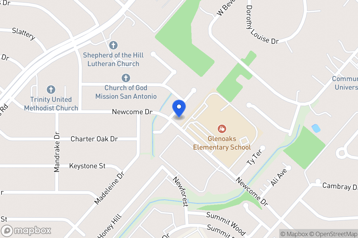 Map of 6802  King Louis Dr