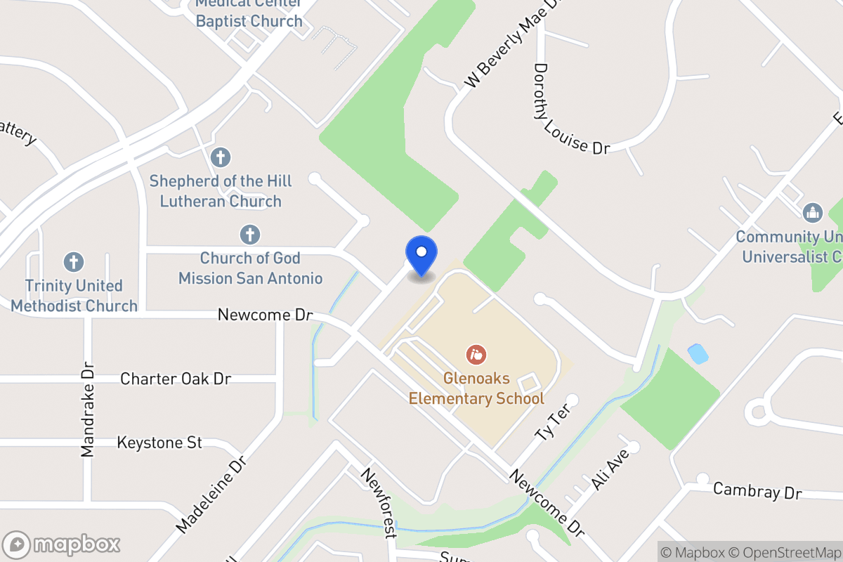 Map of 6818  King Louis Dr