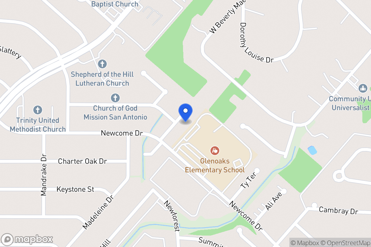 Map of 6814  King Louis Dr