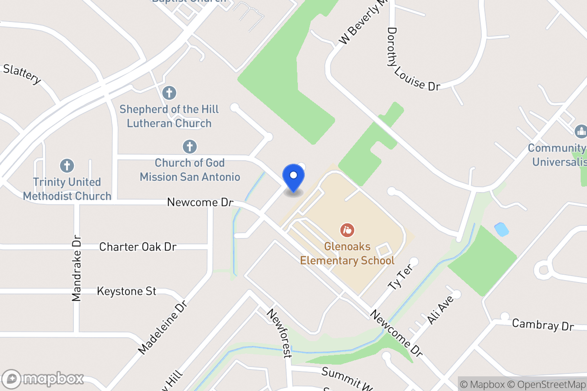 Map of 6810  King Louis Dr