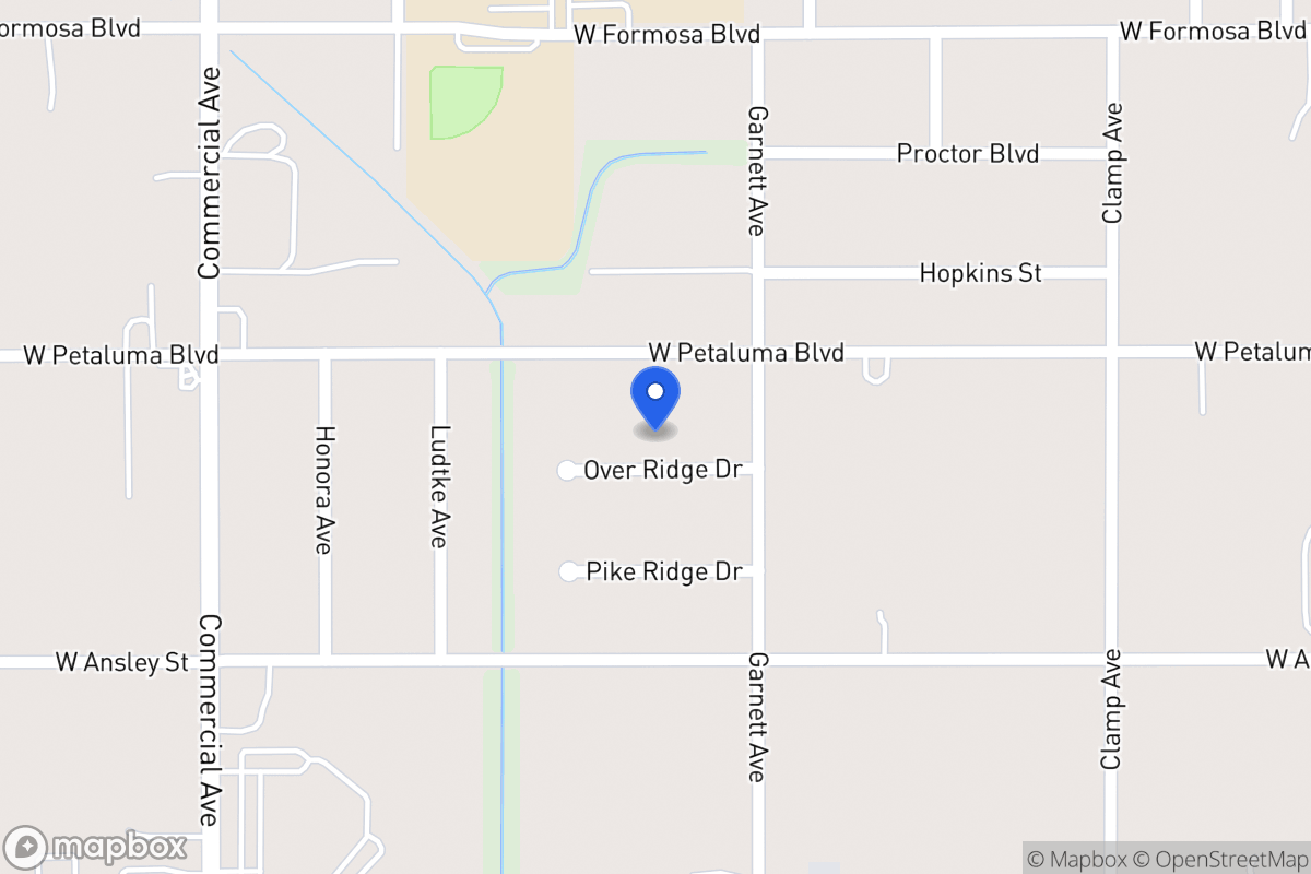 Map of 519  Overridge Dr