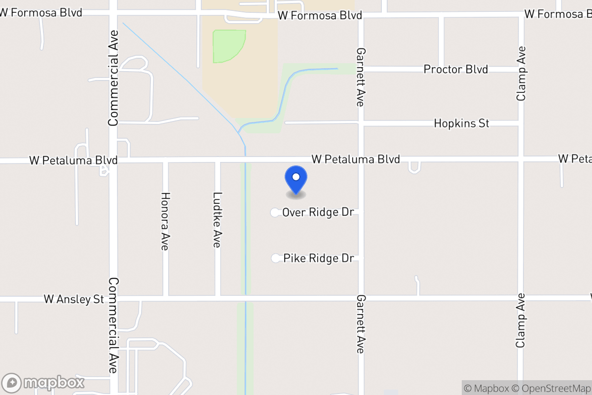 Map of 603  Overridge Dr