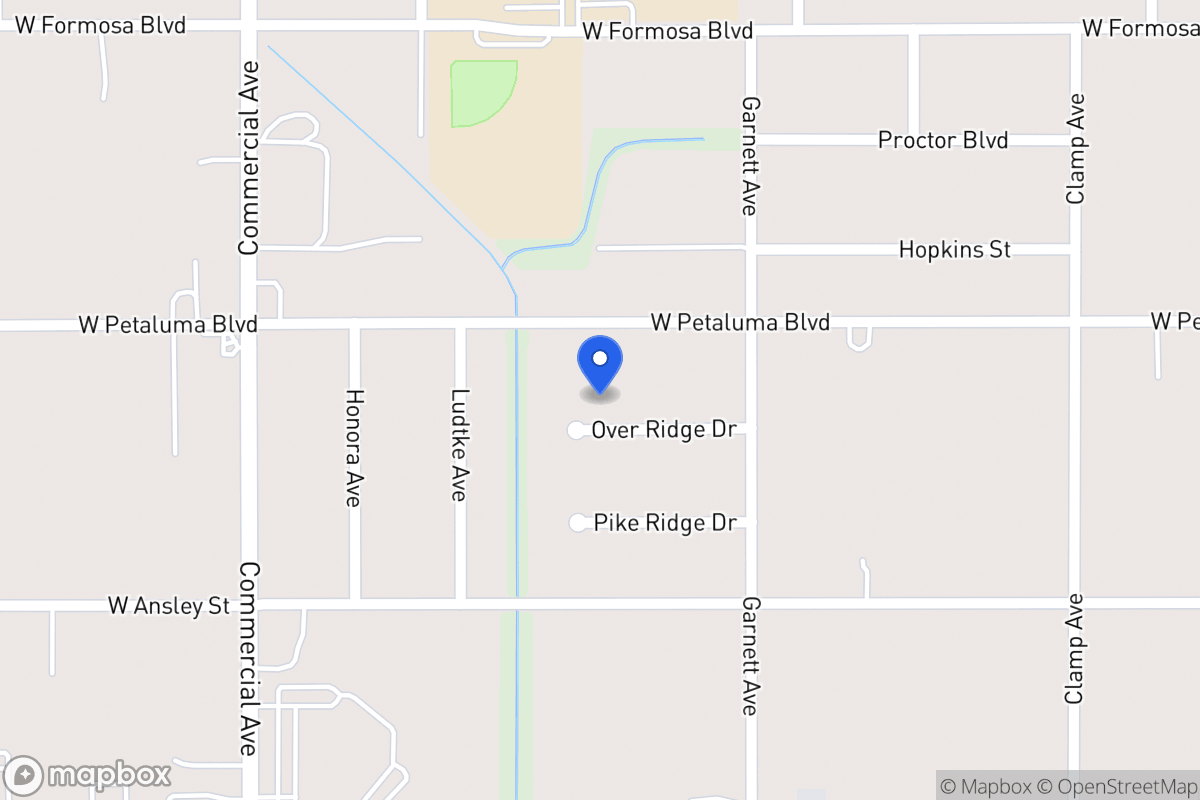 Map of 607  Overridge Dr