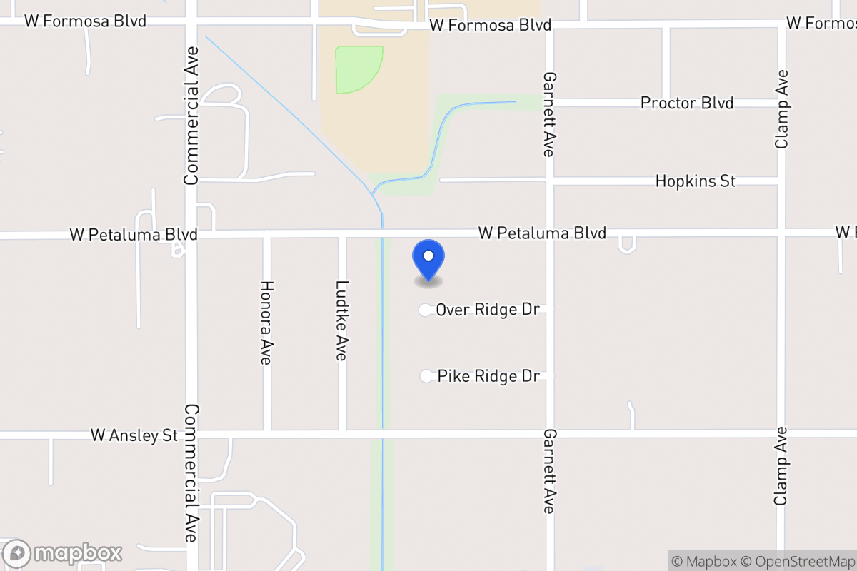 Map of 611  Overridge Dr