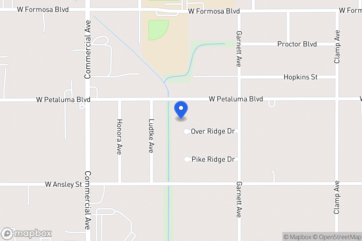 Map of 615  Overridge Dr