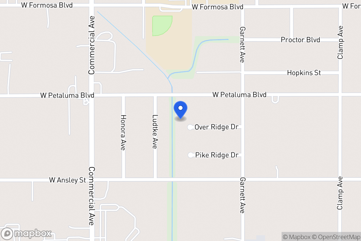 Map of 619  Overridge Dr