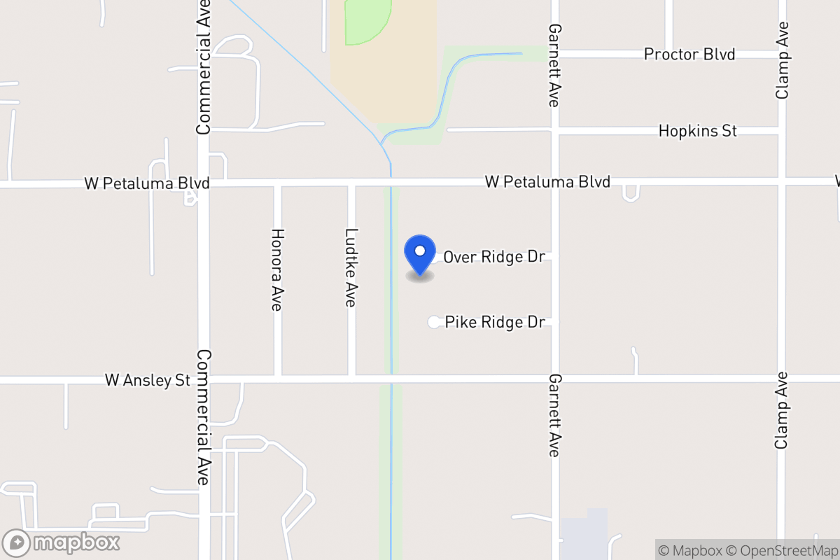 Map of 614  Overridge Dr