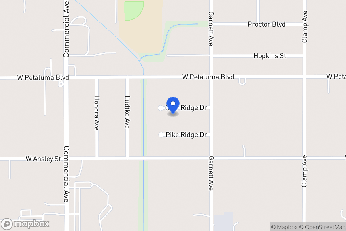 Map of 602  Overridge Dr
