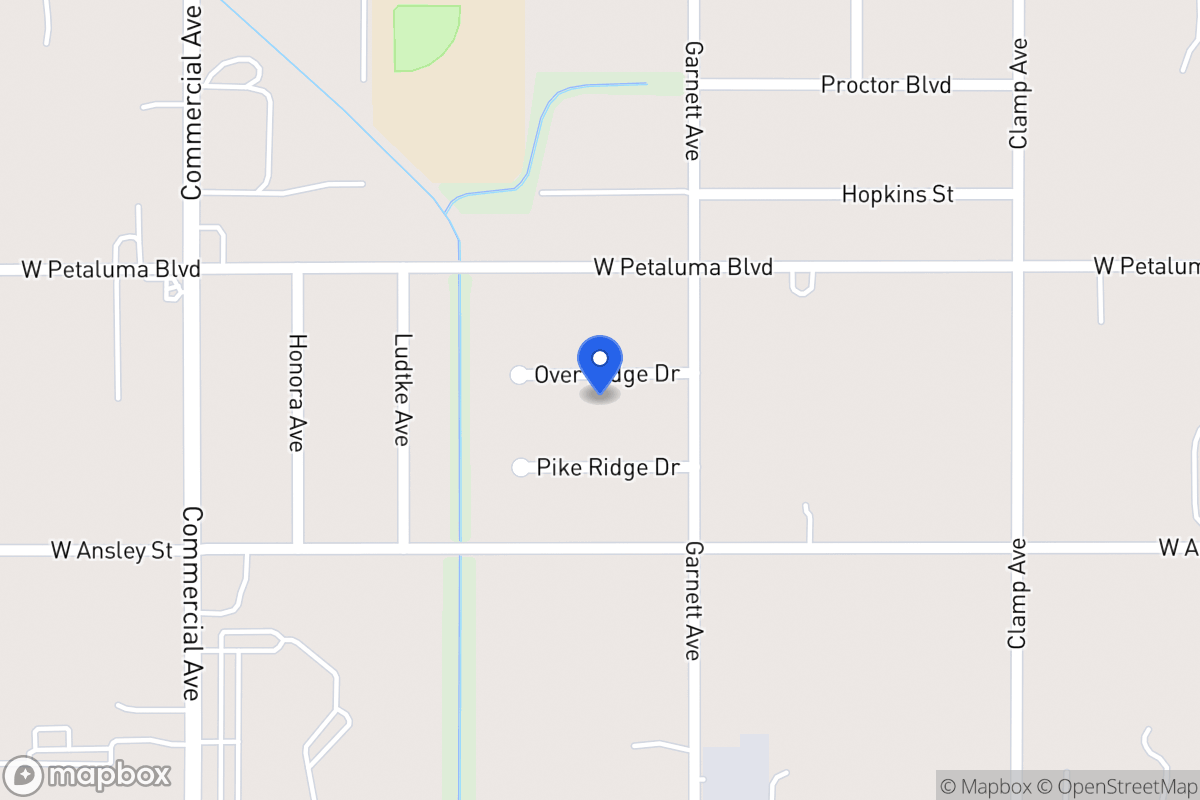 Map of 518  Overridge Dr