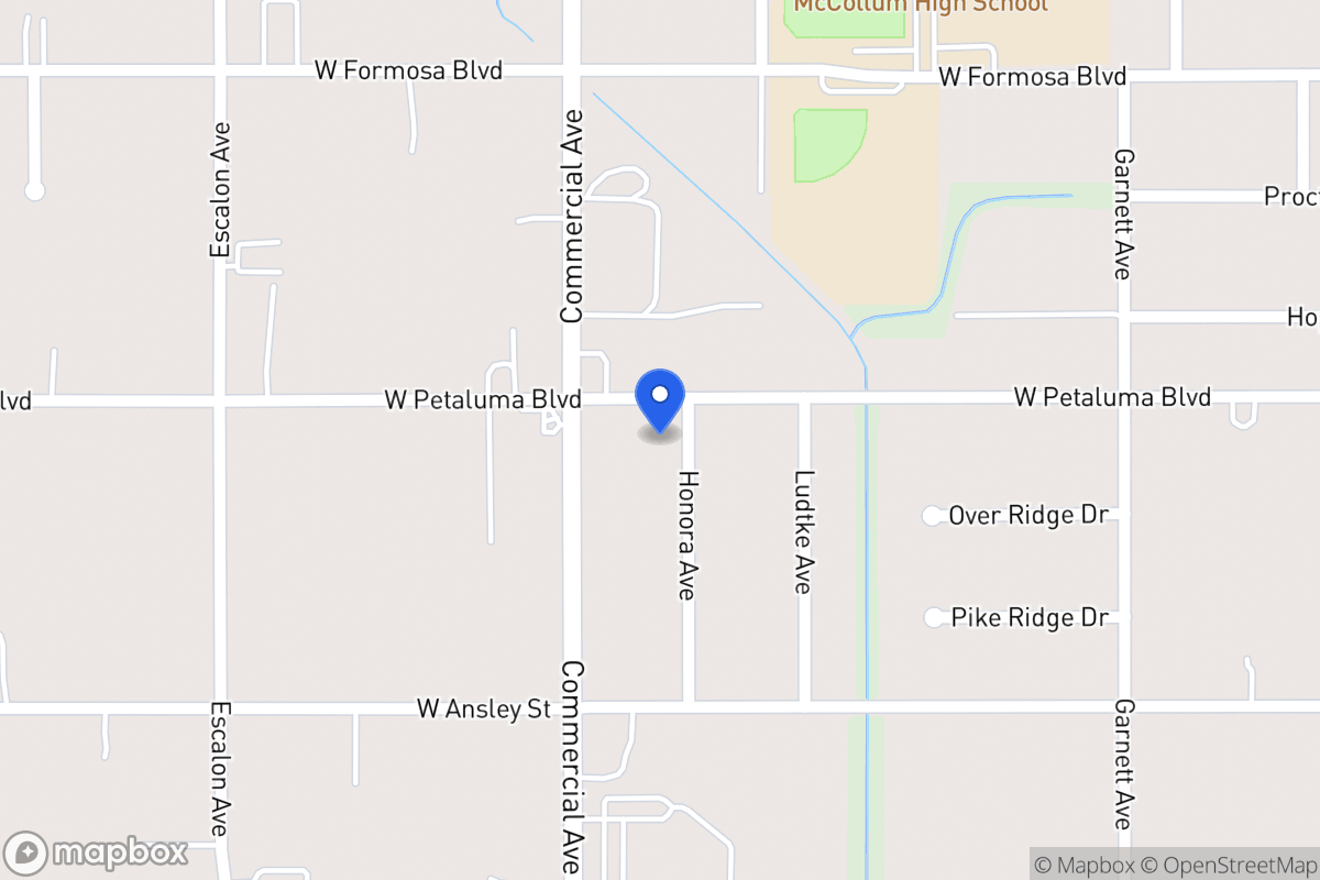 Map of 8507  Honora Ave