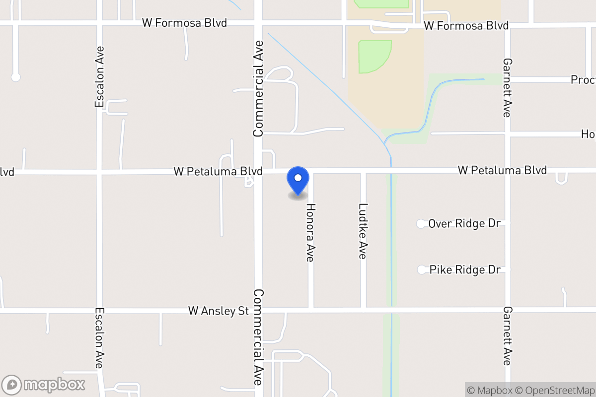 Map of 8511  Honora Ave