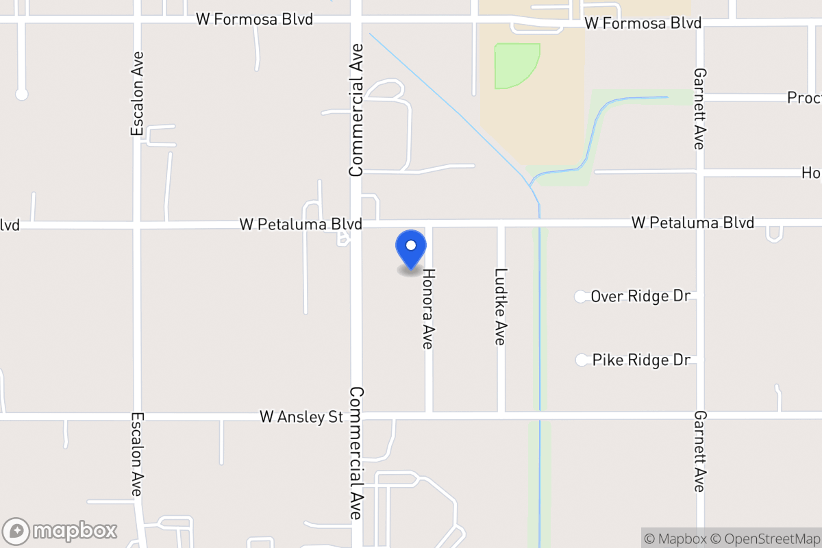Map of 8515  Honora Ave