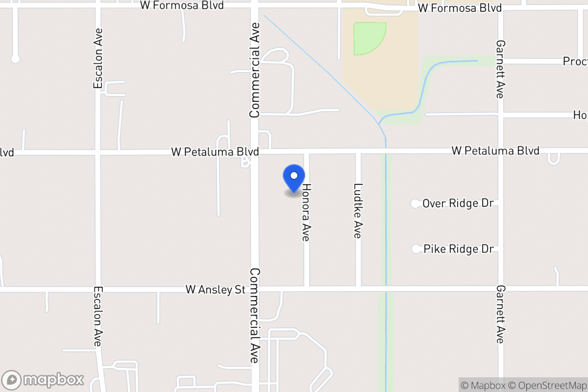 Map of 8603  Honora Ave