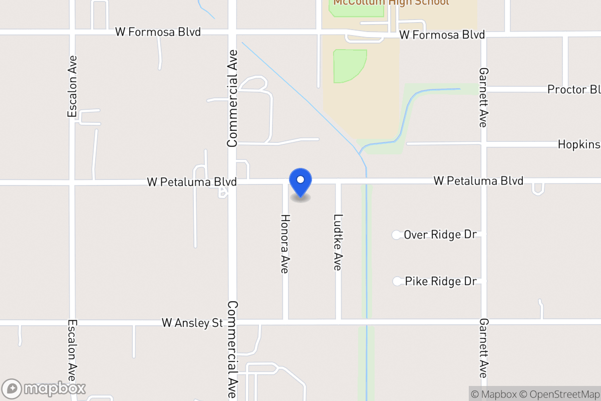 Map of 8506  Honora Ave