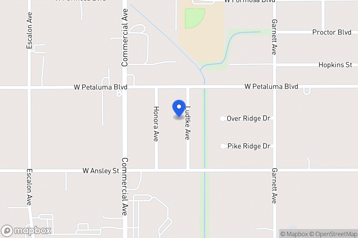 Map of 8607  Ludtke Ave