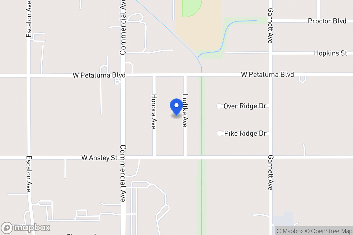 Map of 8615  Ludtke Ave