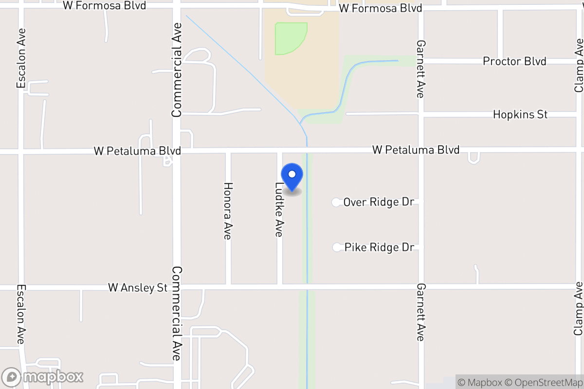 Map of 8602  Ludtke Ave