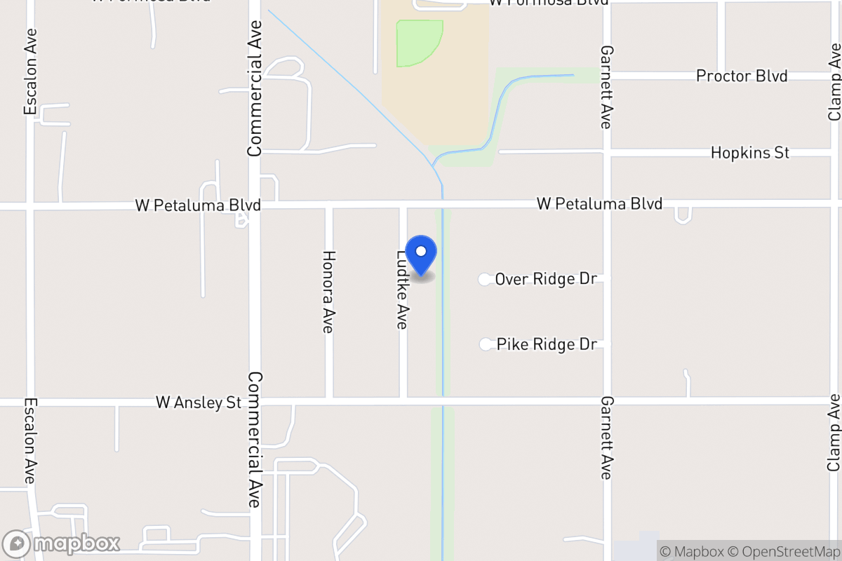 Map of 8606  Ludtke Ave