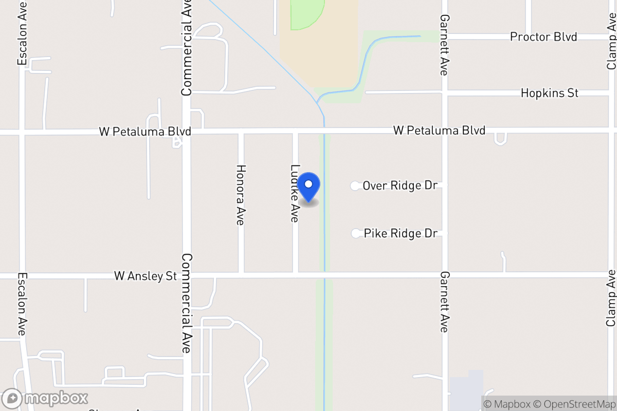 Map of 8614  Ludtke Ave
