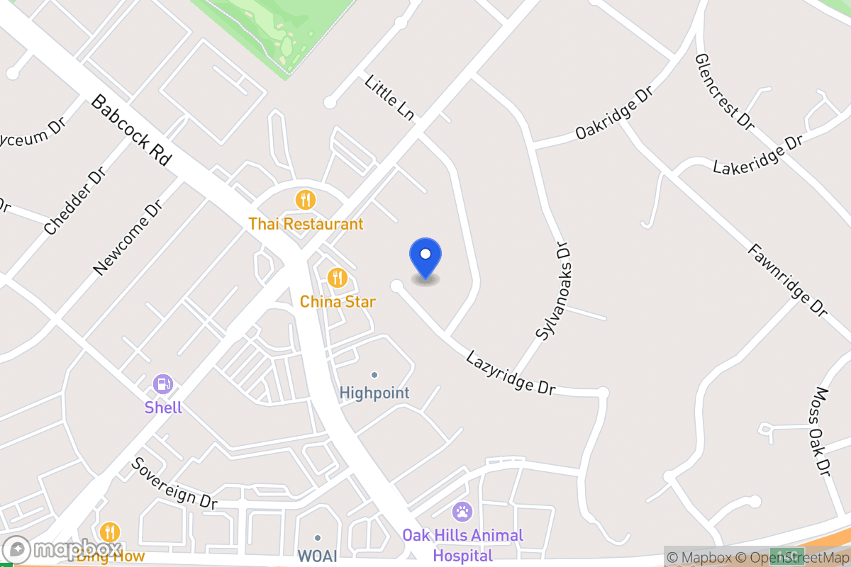 Map of 6719  Lazyridge Dr