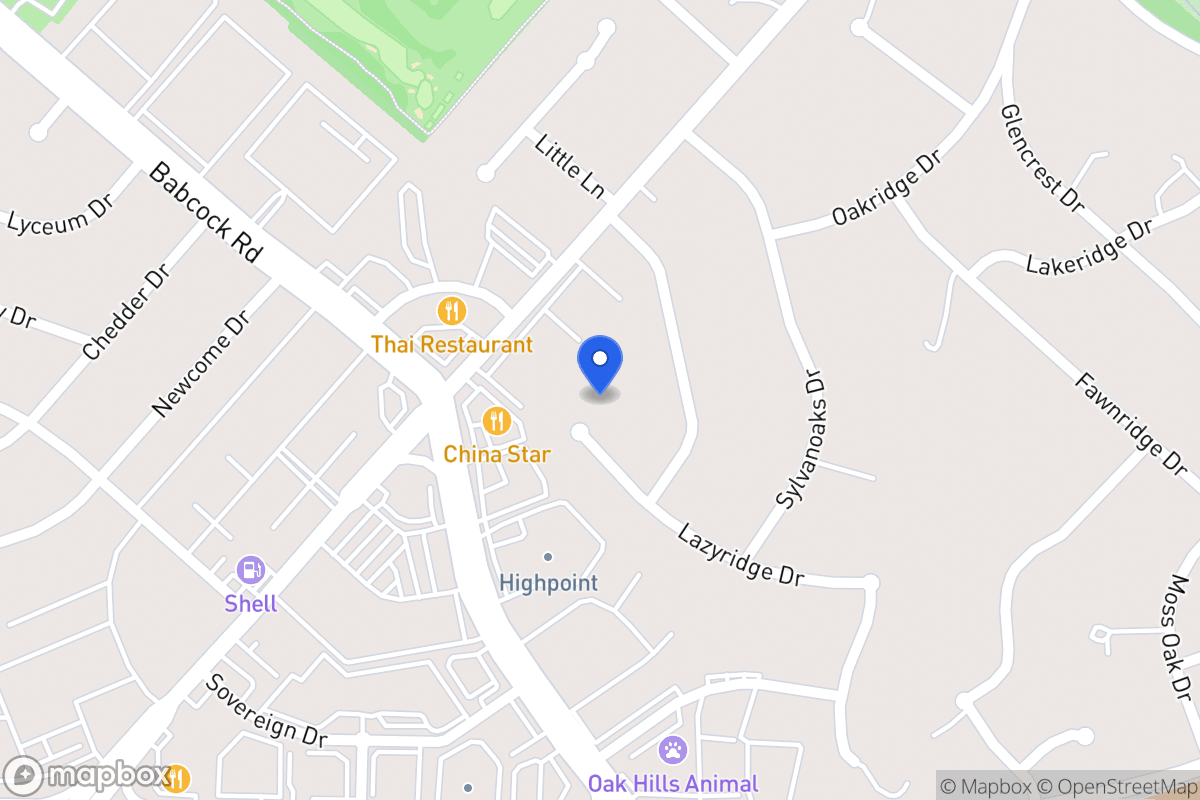 Map of 6723  Lazyridge Dr