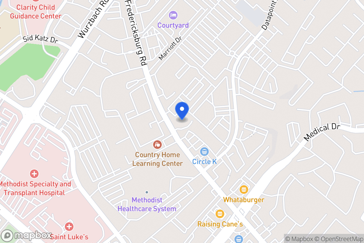 Map of 8218  Fredericksburg Rd