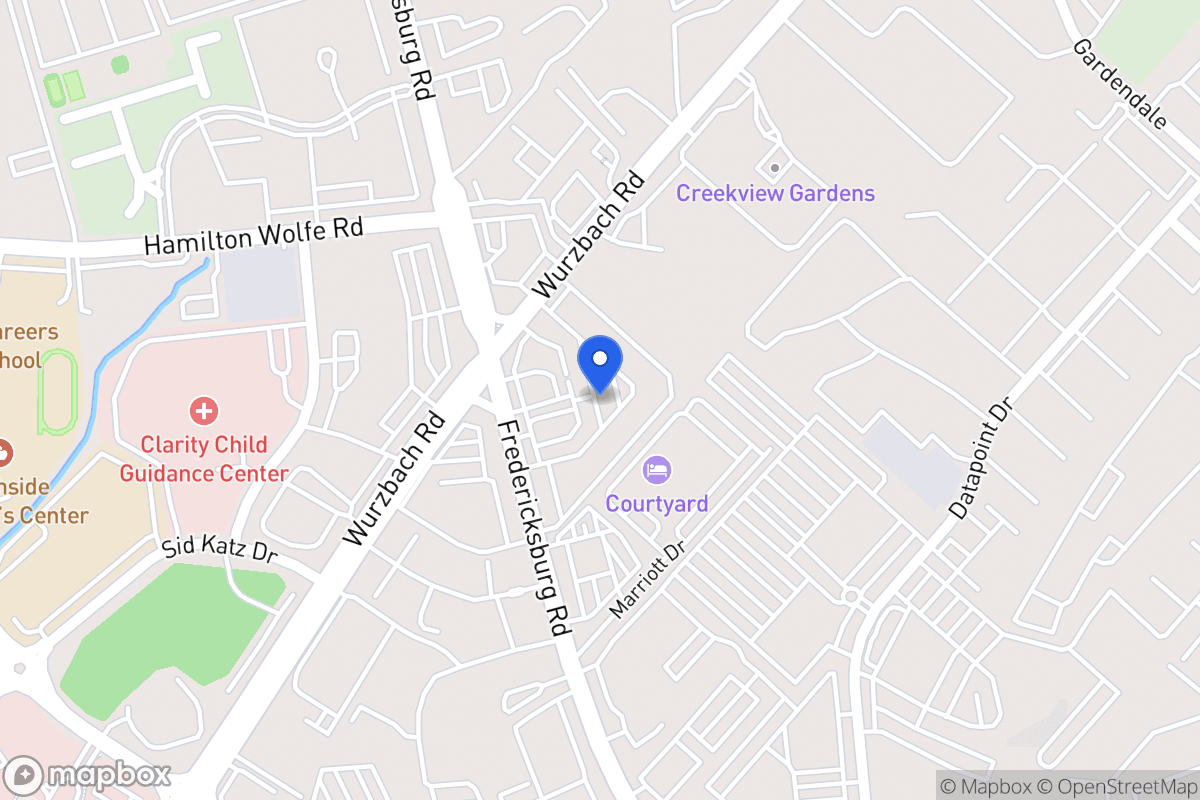Map of 8438  Fredericksburg Rd
