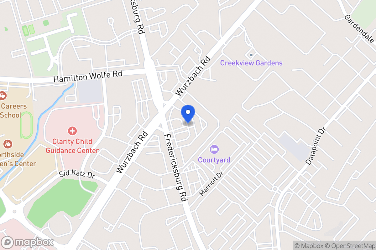 Map of 8510  Fredericksburg Rd
