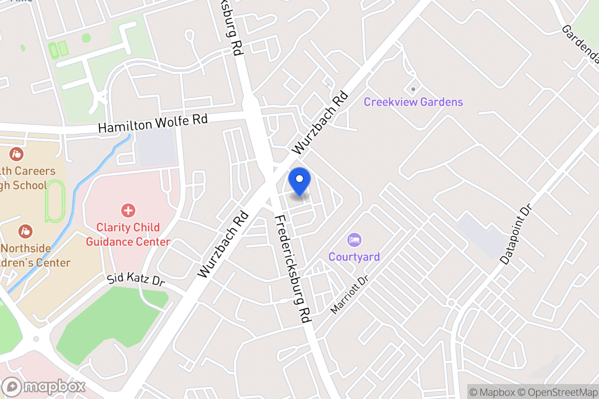 Map of 8522  Fredericksburg Rd