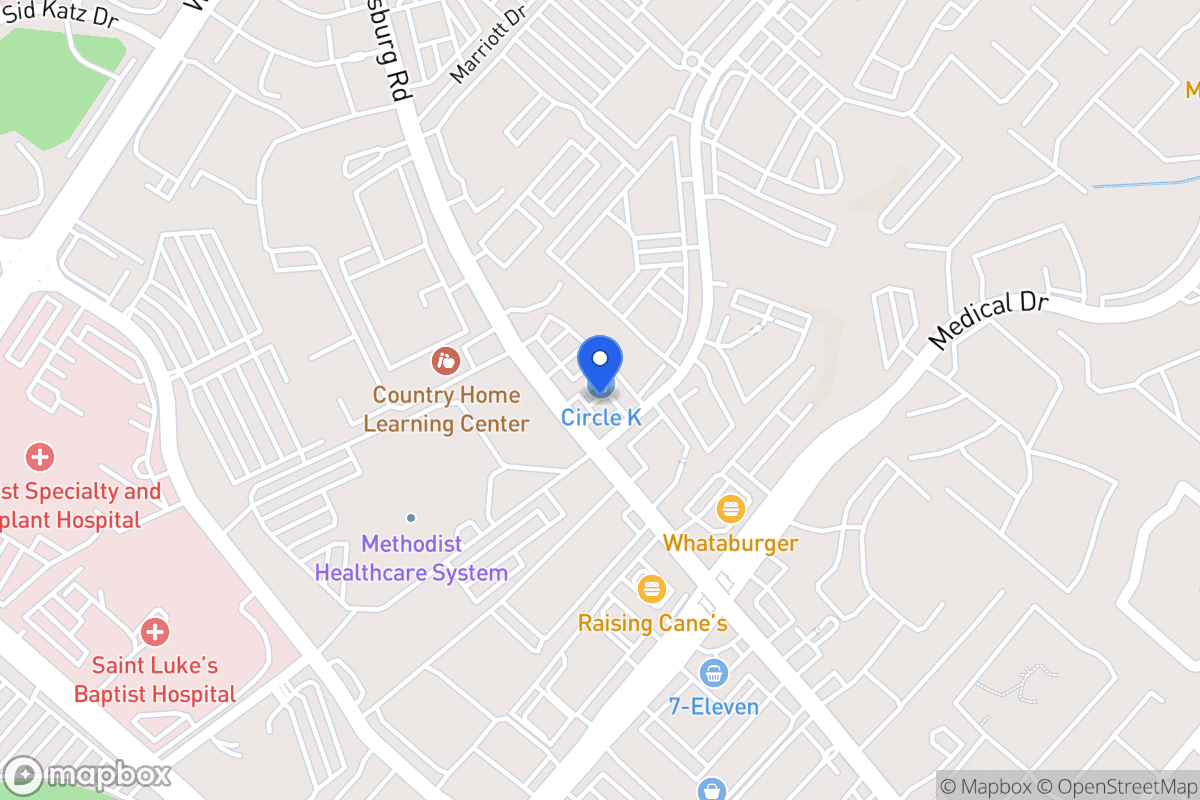 Map of 8108  Fredericksburg Rd