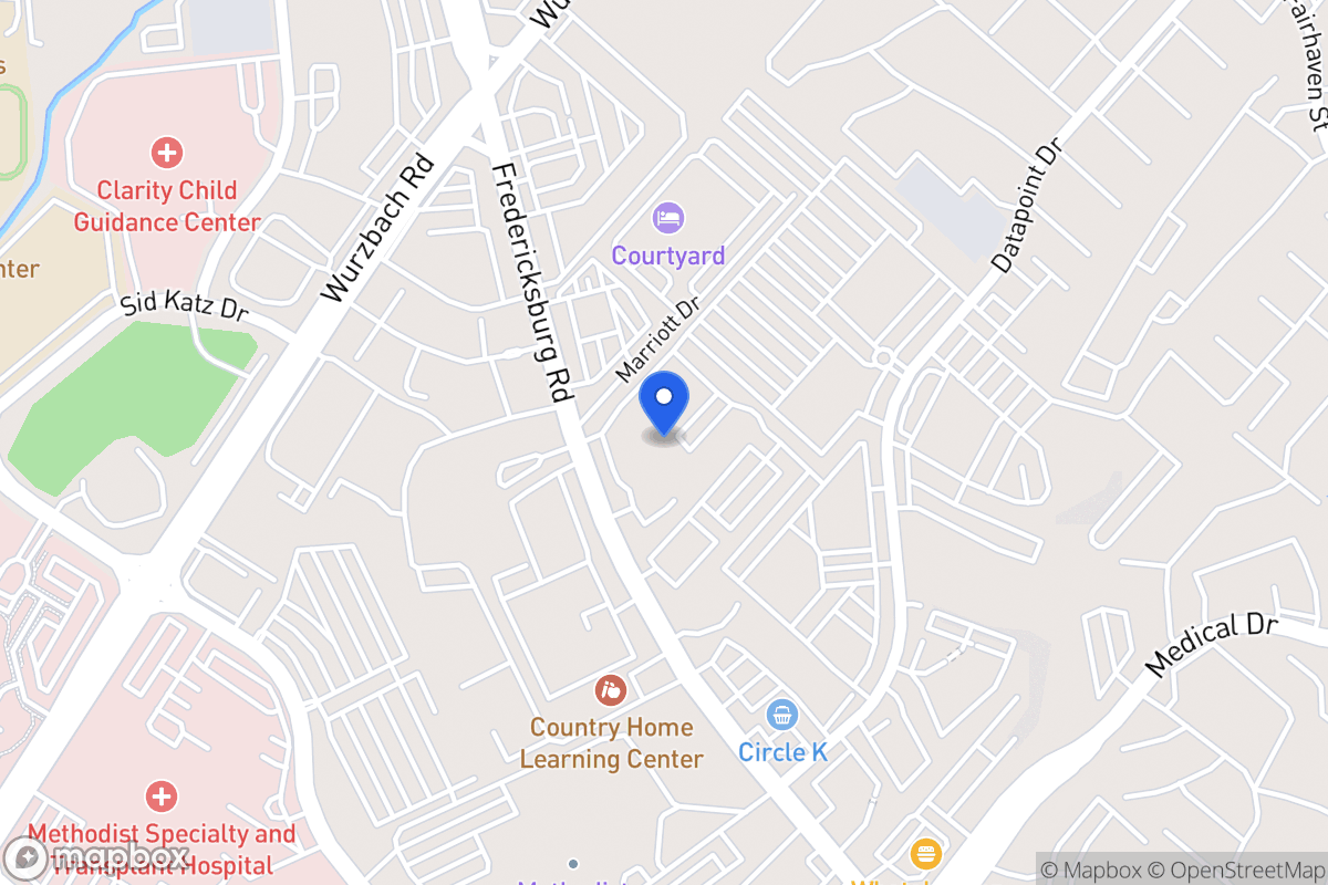 Map of 8308  Fredericksburg Rd
