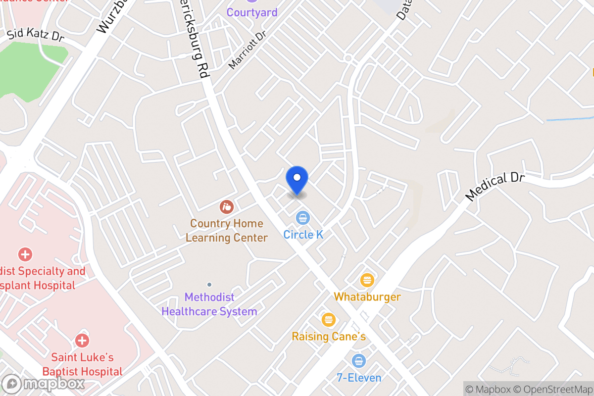 Map of 8110  Fredericksburg Rd