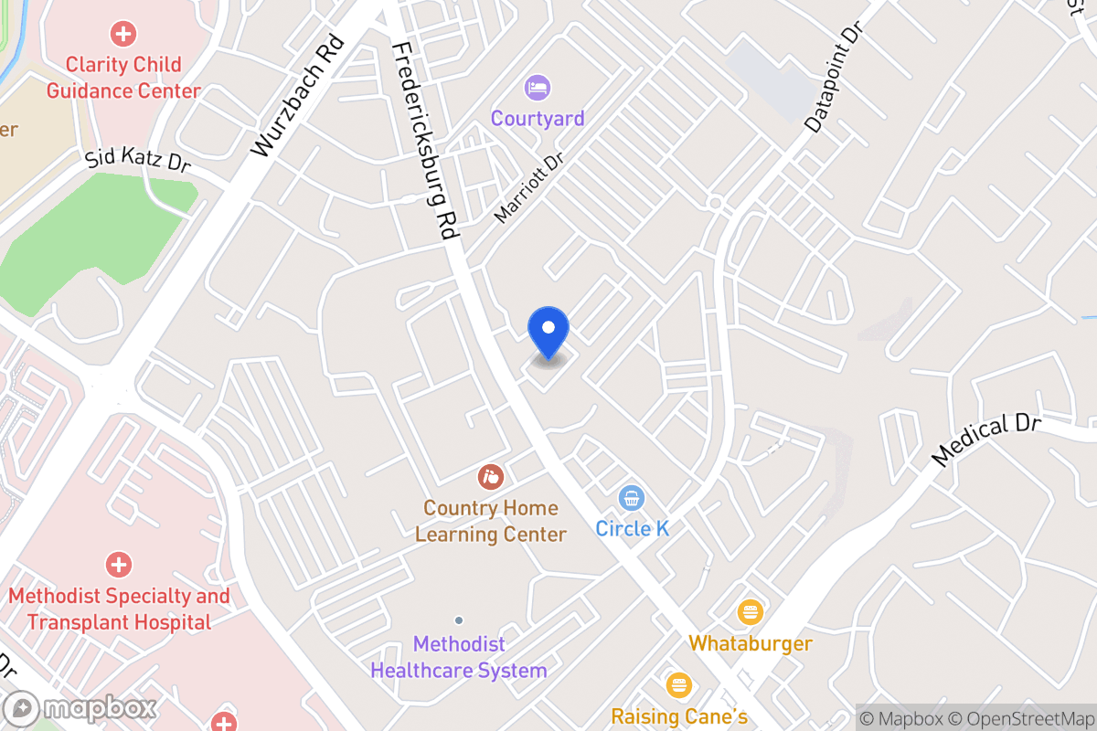 Map of 8224  Fredericksburg Rd