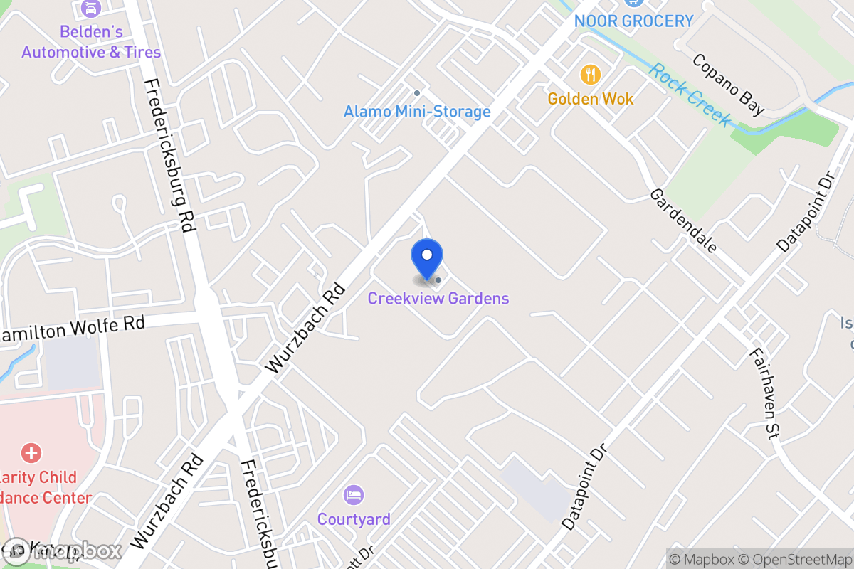 Map of 8600  Wurzbach Rd