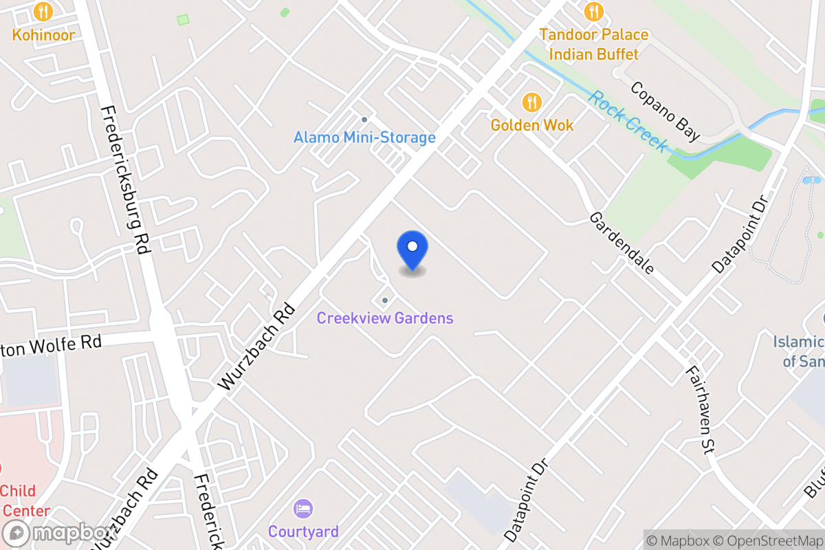 Map of 8650  Wurzbach Rd