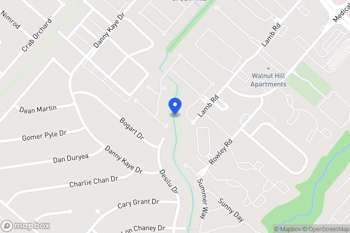Map of Desilu Dr