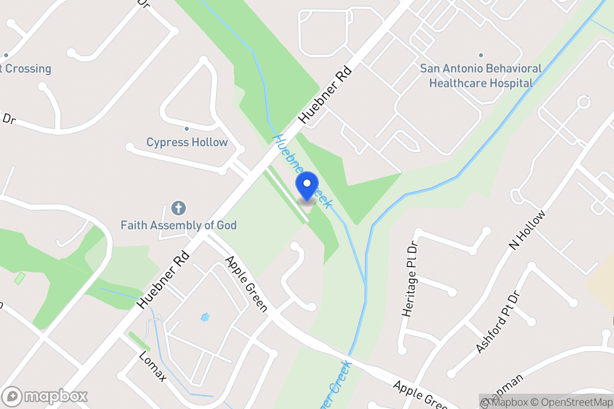 Map of 8028  Huebner Rd