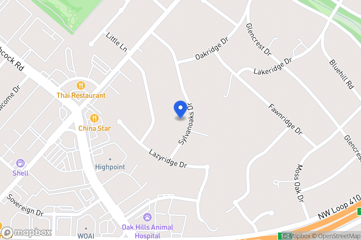 Map of 4014  Sylvanoaks Dr