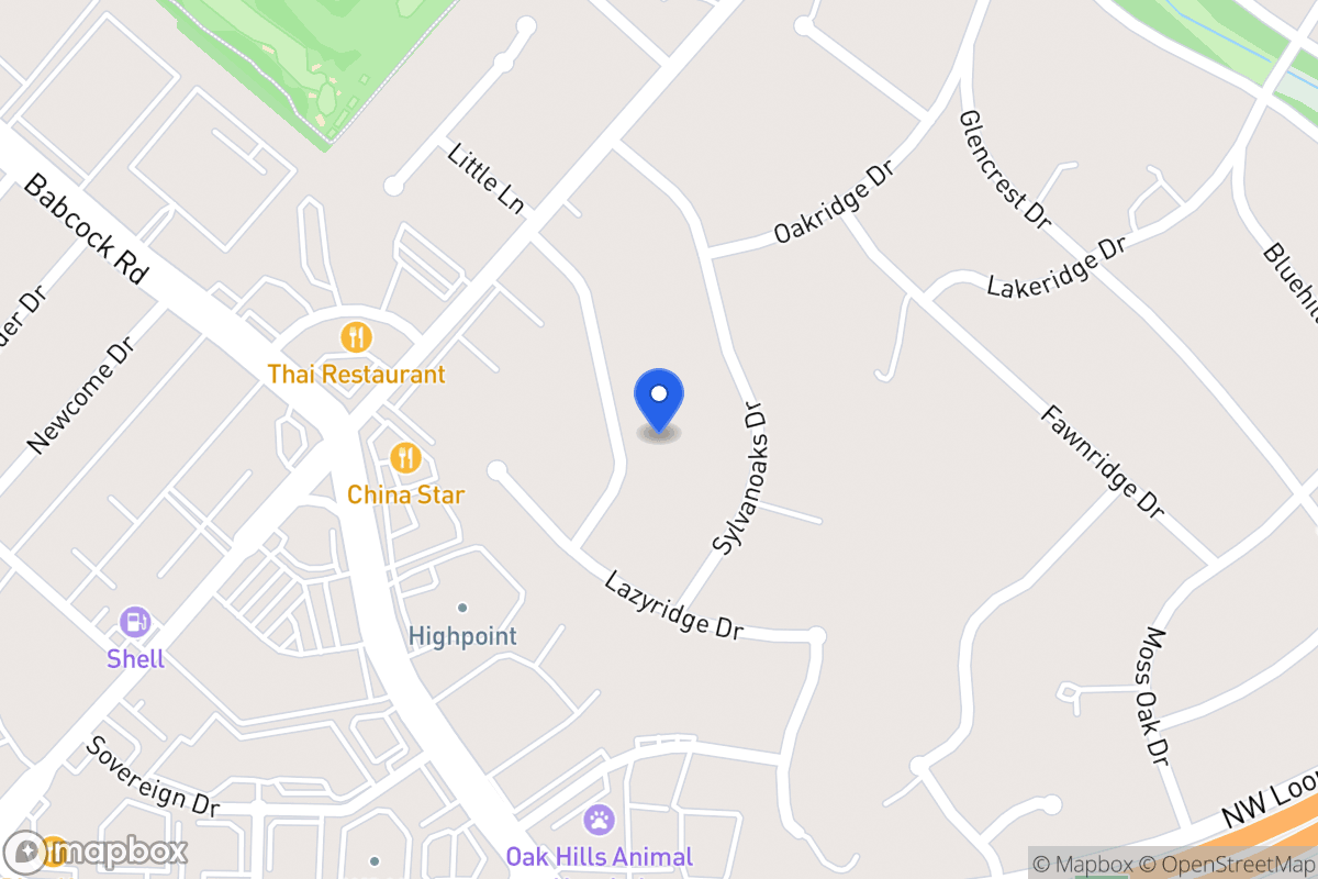 Map of 4102  Shady Oak St