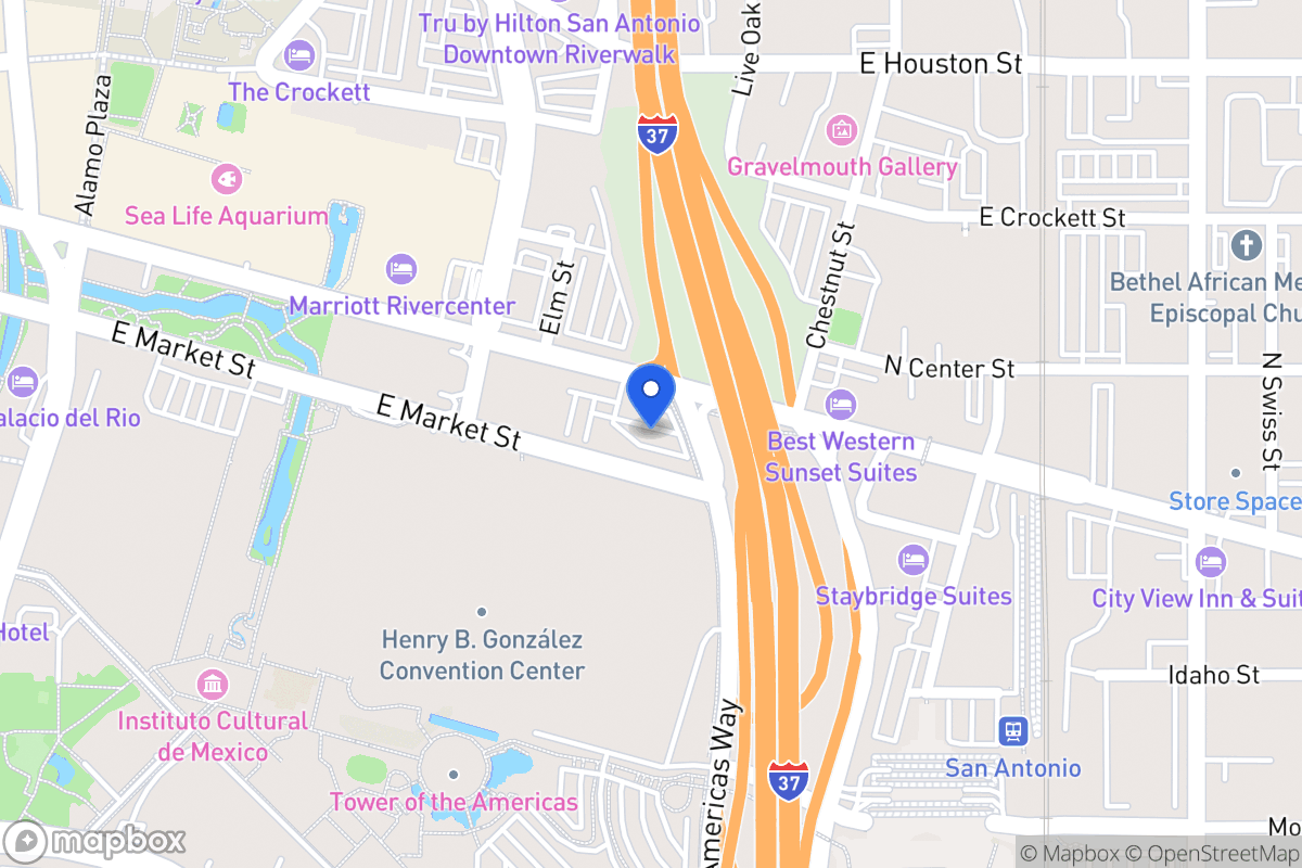 Map of E Market St