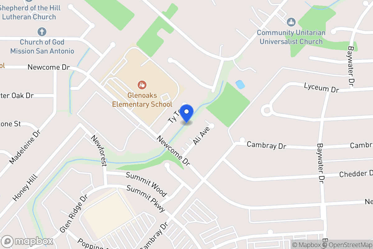 Map of Newcome Dr