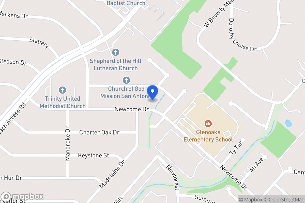 Map of 5143  Newcome Dr