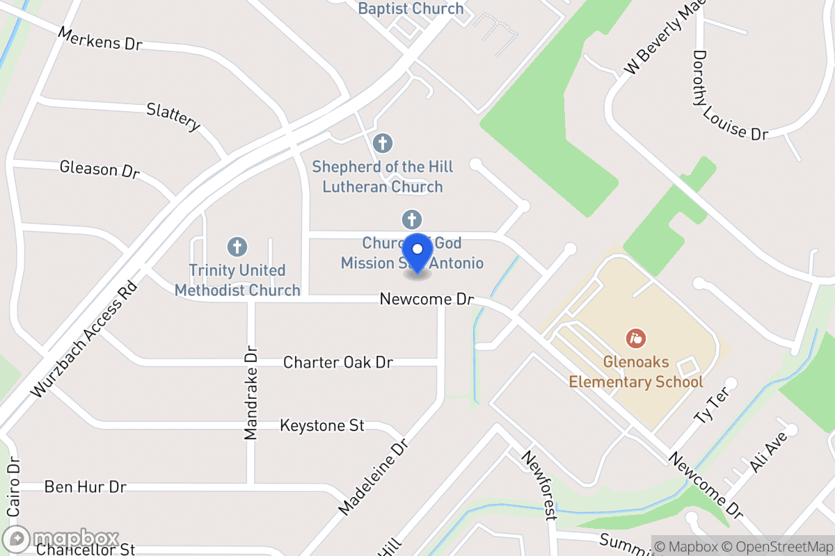 Map of 5203  Newcome Dr