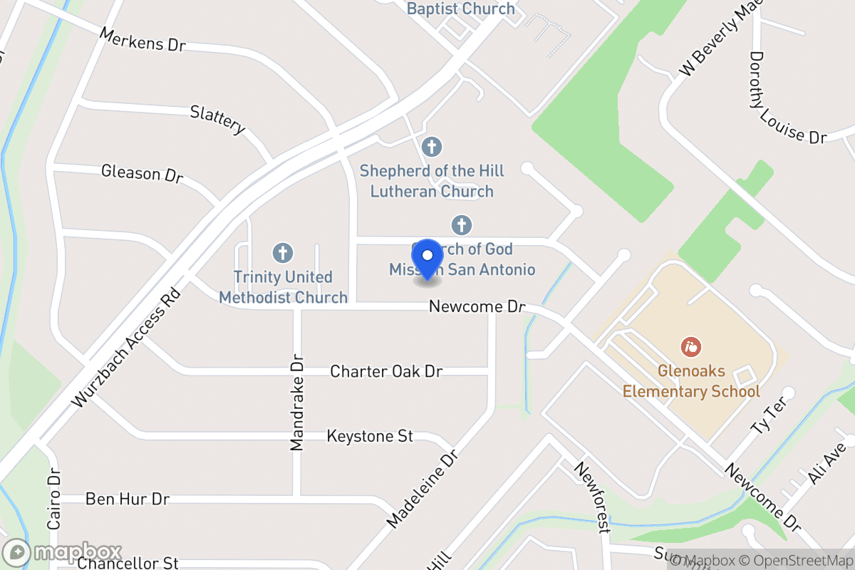 Map of 5215  Newcome Dr