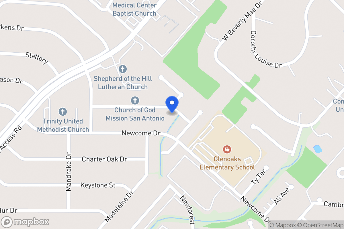 Map of 5214  King George Dr